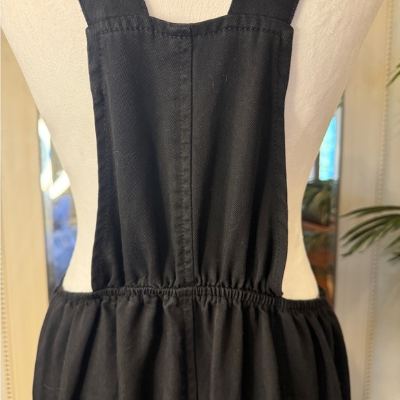 Black Denim Overalls - Picture 4 of 5